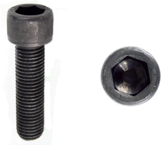 Винт ЦКИ Глобал DIN 912 м10x45, полная резьба, 12.9, оксидированный, hex 8, 10 шт. 55590