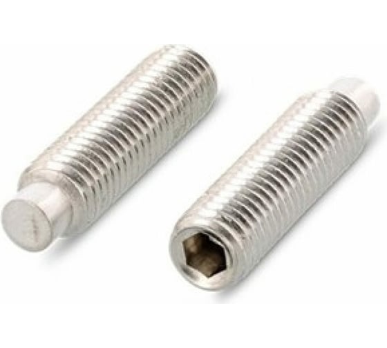 Установочный винт ЦКИ DIN 915, М3x6, 45H, Ц, HEX1.5, 100 шт. 75423 1