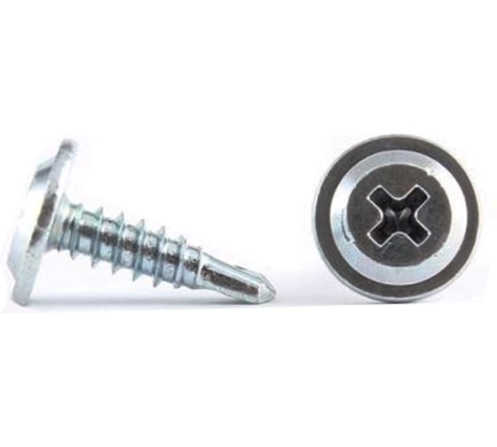 Саморез для металла с прессшайбой ЦКИ Глобал 4.2х16, сверлоконечный, Ц, ПРОФИ 1000 шт. 48754 1