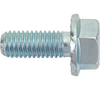 Болт с фланцем ЦКИ Глобал DIN 6921, М8х20, рифленый, 8.8, Ц, 100 шт. 68075