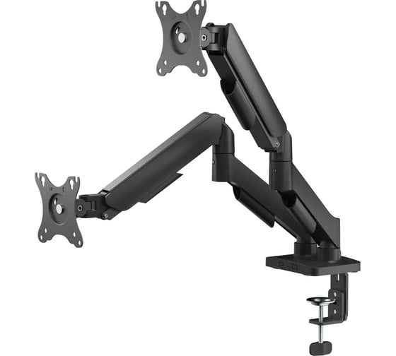 Кронштейн для мониторов Cactus CS-VM-MD-72-BK черный/белый 17-32 макс, 9кг, настольный поворот и нак 2122350 1