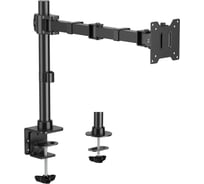 Кронштейн для мониторов Cactus CS-VM-D49-BK черный 17-49, макс 20кг, настольный поворот и наклон 1 2122348