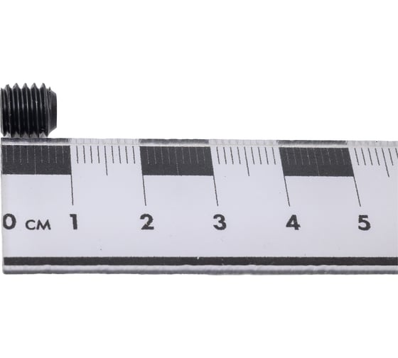 Установочный винт ЦКИ DIN 916, М8x8, 45H, ОКС, HEX4, 50 шт. 75491