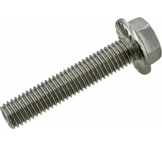 Болт ОПМ DIN 6921 с насечками М6х30 5.8 zn 500 шт УТ000085257