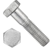 Болт ОПМ DIN 931 (резьба 30) М16х45 8.8 zn 50 шт УТ000170232