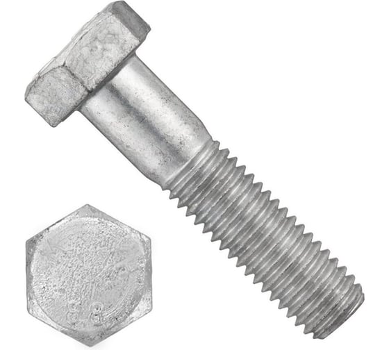 Болт ОПМ DIN 931 (резьба 30) М16х45 8.8 zn 50 шт УТ000170232