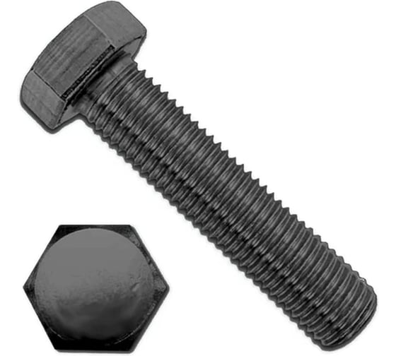 Болт Крепсталь DIN 961 М12х1,5х40 (10.9) оксид полн. рез. 100 шт. K003795 1