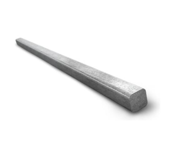 Сталь ОПМ ГОСТ 8787-68 8х 7 ст45 шпоночная цинк 1 м УТ000157833