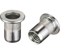Заклепка-гайка ОПМ 110015 М10х21,5 zn РИФ с цилиндр. бортиком CC-M10-S 250 шт УТ000166056