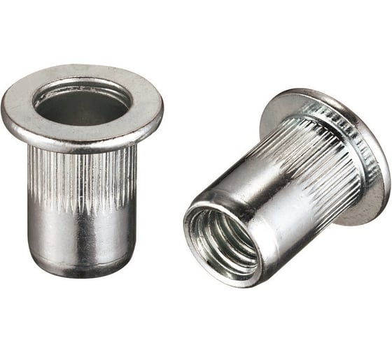 Заклепка-гайка ОПМ 110015 М 8х18,5 zn РИФ с цилиндр. бортиком CC-M8-S 250 шт УТ000166055 1