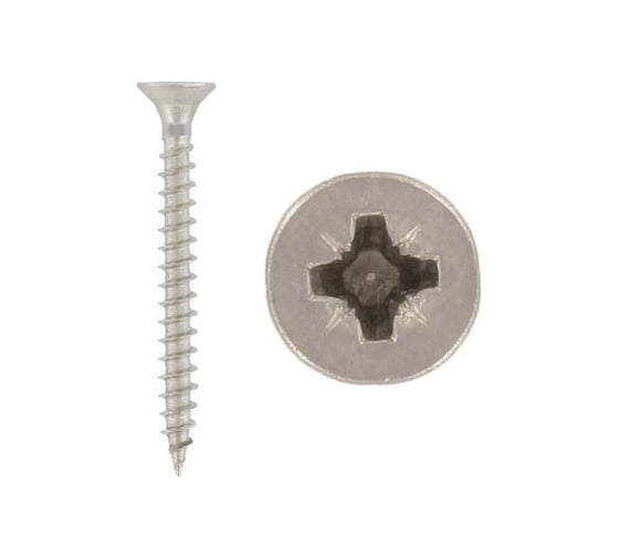 Шуруп Крепстор 3,5х25 потай/гл крест/шл для ДСП АРТ 9050 (А2),200 шт. 4665317004347