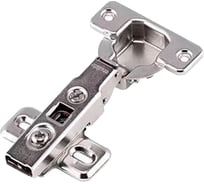 Мебельная петля KL-300, чаша 25 мм (лягушка), хром, пакет 4 шт. Крепстор 4665317042110