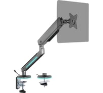 Кронштейн UNITEKI FMGT19RGBGL GAMING LINE для монитора со струбциной и подсветкой RGB, системы газлифт, диагональ 17-35 2819