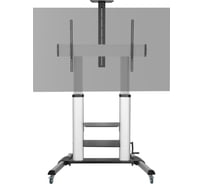 Мобильная телескопическая стойка для ТВ или монитора UNITEKI ST010RDLIFT PRO LINE напольная, наклонная,диагональ 55-120 дюймов, с функцией подъема через механический 1424