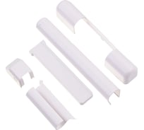 Комплект декоративных накладок для петель окон ПВХ ELEMENT (белый 10 шт) 567300