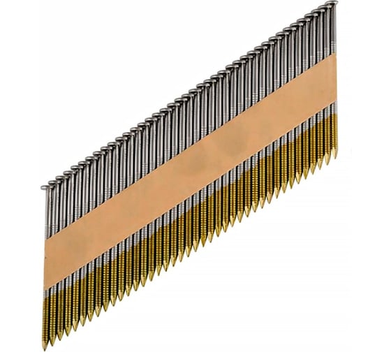 Гвозди реечные BEA 34 градуса 3.1x90 BK оцинкованные ершёные в упавке 2000 штук 37100430 1