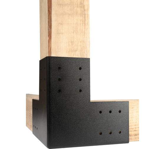 Коннектор угловой ООО СКП накладка, сталь 3 мм, порошковая покраска, комплект 2 шт СТ-001Ч