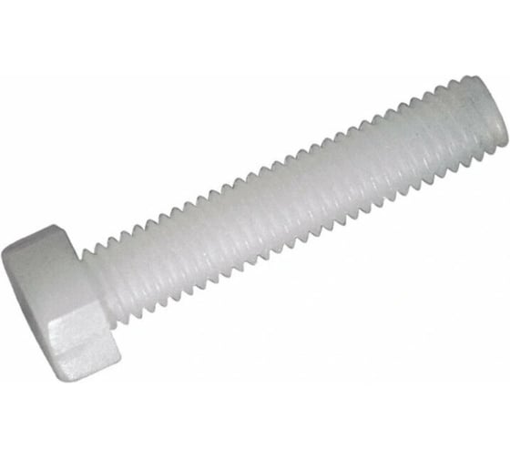 Болт Insparion 10х40 с шестигранной головкой DIN 933, полная резьба, полиамид, пластик (10 шт) С1-00003497