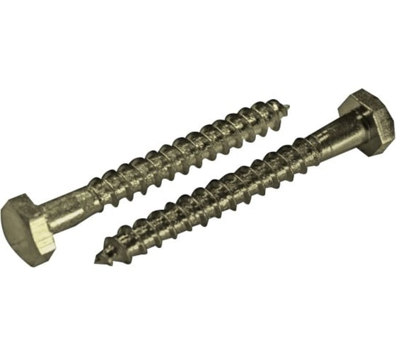 Сантехнический шуруп ЦКИ Глобал DIN571, 12x80, Ц, SW19, 50 шт. 3382