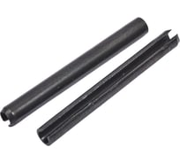 Пружинный штифт ЦКИ Глобал DIN 1481, 4x40 цилиндрический, разрезной, оксидированный, 100 шт. 7097