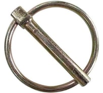 Шплинт ЦКИ Глобал с кольцом DIN11023 D6 L=42мм цинк желтый 10шт 83357