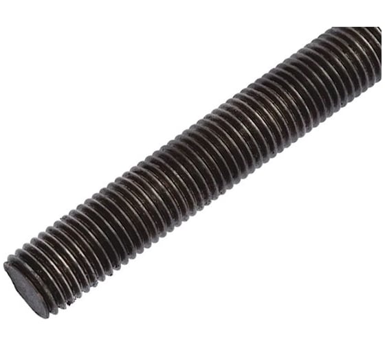 Резьбовая шпилька ЦКИ Глобал DIN975, угол резьбы 60 градусов, М24х1000, 12.9, окс., 5 шт. 44628