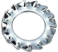 Стопорная шайба ЦКИ Глобал DIN 6798, тип A, М8х15 зубчатая, Ц 500 шт 61255