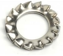 Стопорная шайба ЦКИ Глобал DIN 6798 A, М5, зубчатая, A2, уп. 1000 шт. 65568