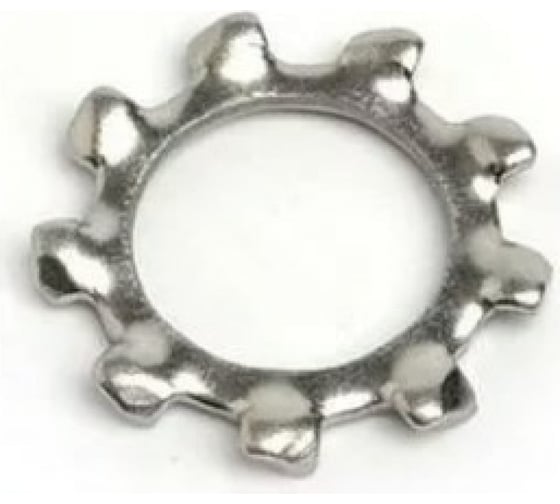 Пружинная шайба ЦКИ Глобал DIN 6797 A, М2, зубчатая, A2, 1000 шт. 73680