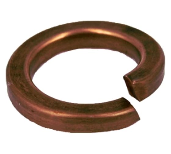 Пружинная шайба ЦКИ Глобал DIN 127b, м2.5, гровер, бронза, 100 шт. 13500