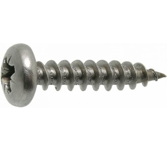 Универсальный саморез ЦКИ Глобал скругленный, 4.5x25, цинк, Pz2 500 шт. 27268