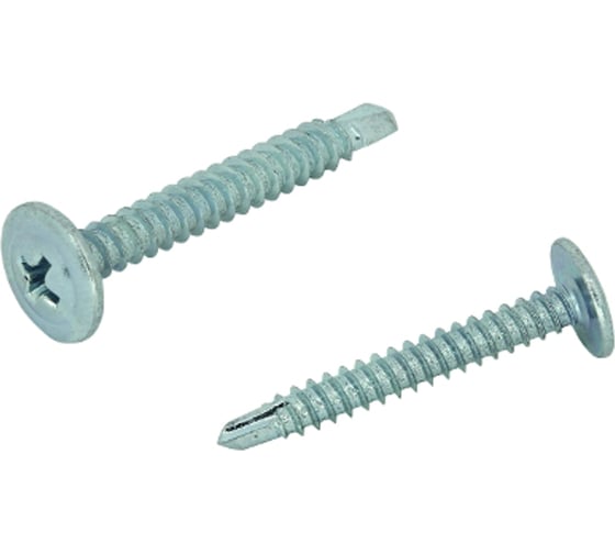 Саморез для металла с прессшайбой ЦКИ Глобал 4.2х38, сверлоконечный, Ц, уп. 1000 шт. 62087