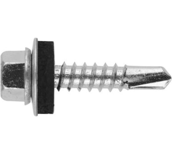 Кровельный саморез ЦКИ Глобал KRS 6.3х51, по металлу, сверлоконечный, Ц, уп. 200 шт. 62101