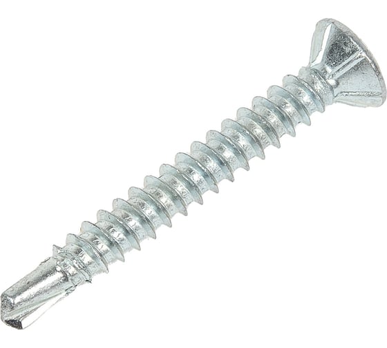 Оконный саморез ЦКИ Глобал 3.9x32, сверлоконечный, Ц, 250 шт. 41067 1