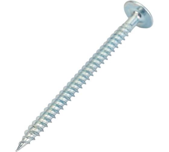 Саморез для металла с прессшайбой ЦКИ Глобал 4.2х55 остроконечный, Ц, уп. 100 шт. 62090