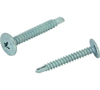 Саморез для металла с прессшайбой ЦКИ Глобал 4.2х25 сверлоконечный, Ц, уп. 1000 шт. 62082