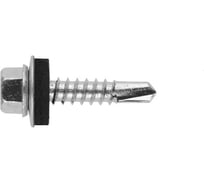 Кровельный саморез по металлу ЦКИ Глобал KRS 5.5x76 мм, сверлоконечный, цинк, 50 шт. 30991