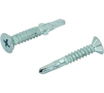 Саморез дерево/металл ЦКИ Глобал потайной, FLUGEL, 5.5x60, цинк, Ph3, 10 шт. 45580