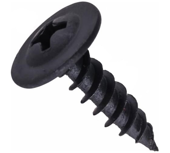 Саморез с прессшайбой для металла ЦКИ Глобал 4.2x16 мм, остроконечный, фосфат., Ph2, 500 шт. 1097 1