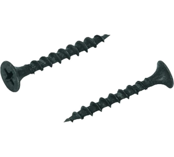 Саморез ЦКИ Глобал гипсокартон-дерево C75F 4.2x75, фосфатированный, 500 шт. 393 1