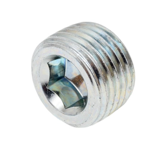 Пробка коническая ЦКИ Глобал DIN 906, м16x1.5, цинк, 5 шт. 37960