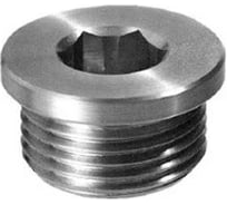 Пробка цилиндр. с буром ЦКИ Глобал DIN908, М52x2 мм, Б/П, 1 шт. 45193