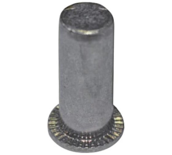 Заклепка-гайка ЦКИ Глобал м5, плоский уменьшенный, рифленый, закрытая, сталь, цинк, bralo, 25 шт. 41355