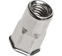 Заклепка-гайка ЦКИ Глобал М12 Плоск. Уменьш. 1/2, Шестигранная A2 REX уп. 15 шт. 64561