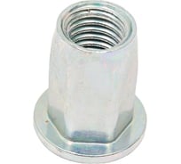 Заклепка-гайка ЦКИ Глобал М10, плоская, шестигранная, сталь Ц, BRALO 25 шт. 14622