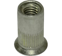 Заклепка-гайка ЦКИ Глобал М6х15.5 потайн. рифл. СТ. Ц под пакет 1.8-4.0 мм, 500 шт. 50413