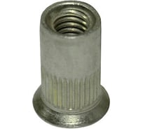 Заклепка-гайка ЦКИ Глобал М6, потайная, рифленая, алюминий, REX, 200 шт. 50855