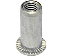 Заклепка-гайка ЦКИ Глобал М8x22.5 плоская, удл., СТ., Ц, BRALO E:5.5-8.0 мм, 25 шт. 36178