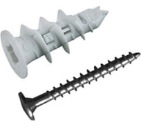 Дюбель с шурупом ЦКИ Глобал DRIVA нейлон, усиленный, PBAM уп. 100 шт. 64206