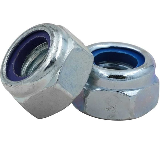 Гайка ЦКИ Глобал самоконтрящаяся DIN982 М3 высокая 8, цинк, SW 5.5 25шт 89186 1